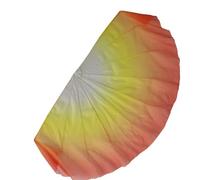 PSNKLMM 85cm Big Dance Fan Chiffon Foldable Fishbone Flowy Dancer Props Bellydance(Color 11,1PCS)