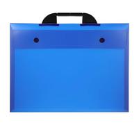 PSNKLMM A3 Waterproof Album Clip Portfolio Bag Handheld Folder for Files Paintings Professional Artist Supplies(Blue)