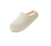PSNKLMM Home Slippers Indoor Household Slippers Plus Size Couple Waterproof Anti Slip Thick Sole(Khaki,42-43)