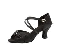 PSNKLMM Latin Dance Shoes Women Ballroom Pole Salsa Modern Tango High Heel Adjustable For Girls Ladies(Brown,40)