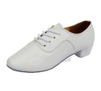 PSNKLMM Men Woman Dance Shoes Latin Ballroom Jazz Tango Sneaker Man Dancing For Boy(WHITE,38)
