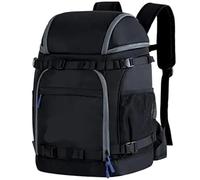 PSNKLMM Ski Boot Bags Large Capaci Snowboard Bapa Waterproof Ski Helmet Bag 50L Universal Snow Boot Suit Storage(Black 32 * 30 * 50cm)