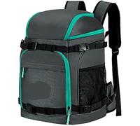 PSNKLMM Ski Boot Bags Large Capaci Snowboard Bapa Waterproof Ski Helmet Bag 50L Universal Snow Boot Suit Storage(Gray 32 * 30 * 50cm)