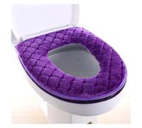 PSNKLMM Toilet Seat Cover Plush Toilet Cover Seat Cover Universal Model Toilet Ring Washable Zipper Mat Waterproof Toilet Seat Mat Bathroom Accessories For Bathroom Toliet(Purple)