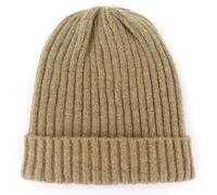 PSNKLMM Unisex Wool Blend Striped Knit Beanie Hats for Women Winter Warm Ski Cap For Winter Outdoor Headwear(Khaki)