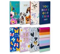 PSO 2027 Weekly Diary Slim Edition - Vintage Soft Padded Hardback Planner, Fashion Week-to-View (Butterfly)