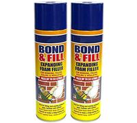 PSO 2Pcs Rapide Bond & Fill Expanding Foam Filler For Bonding Filling Sealing 500ml