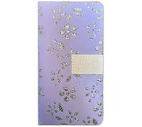 PSO PaulStore 2026 Diary Slim Week to View Fashion Glitter Floral Sparkles Diary (Silver)
