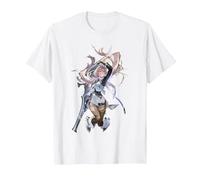 PSO2 New Genesis Faria T-Shirt, Men, White, Small
