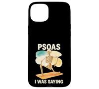 Psoas I Was Saying Anatomy Pun Stretching Skeleton Case for iPhone 15 Plus