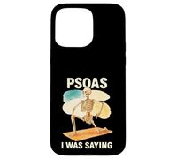 Psoas I Was Saying Anatomy Pun Stretching Skeleton Case for iPhone 15 Pro Max