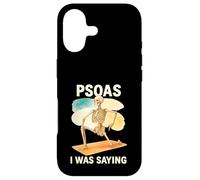 Psoas I Was Saying Anatomy Pun Stretching Skeleton Case for iPhone 17