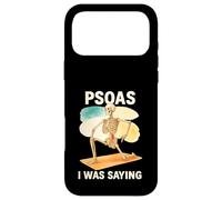 Psoas I Was Saying Anatomy Pun Stretching Skeleton Case for iPhone 17 Pro Max