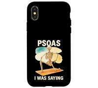 Psoas I Was Saying Anatomy Pun Stretching Skeleton Case for iPhone X/XS
