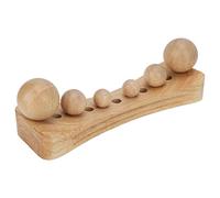 Psoas Muscle Release Tool 6 Massage Head Relaxation Tool Body Massage Tool Trigger Point Wood Massager for Deep Tissue,Cordus, Back