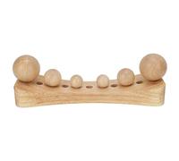 Psoas Muscle Release Tool, Body Massage Tool with 6 Massage Heads, Trigger Point Wood Massager Muscle Stretcher Device for Occipital, Cordus, Back