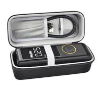 PSofcake Case Compatible with Fanttik X8 for APEX Tire Inflator Portable Air Compressor 2X Faster Inflation. Portable Air Tire Pump Storage Holder for Valve Adaptor, Air Tube and USB Cable -Grey