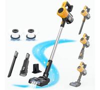 Psogpone Cordless Vacuum Cleaner for Dewalt 18V Battery, 45Kpa 550W Cordless Vacuum Cleaner Stick Vacuum for Hard Floor Carpet Pet Hair (No Battery)
