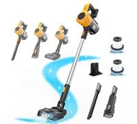 Psogpone Cordless Vacuum Cleaner for Dewalt 18V Battery, 550W 45Kpa Lightweight Stick Vacuum 6-in-1, Cordless Vacuum for Home Pet Hair Carpet and Hard Floor (No Battery)