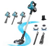 Psogpone Cordless Vacuum Cleaner for Makita 18V Battery, 45Kpa 550W 6-in-1 Stick Vacuum (No Battery), Powerful Vacuum with LED Headlights, Lightweight and Versatile