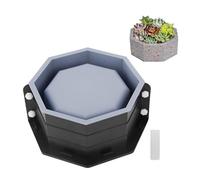 PSOIRGCNH Silicone Planter Molds Concrete Flower Pots, Large Planter Mold Octagonal Shape DIY Pots, DIY Container for Succulent Bonsai Decorating, Homemade Clay molds