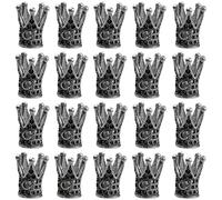 pson 20PCS King & Queen Crown Charm Beads, Antique Silver Crown Spacer Bead, Metal Connector Charm Beads with Two Holes for DIY, Jewelry Making, Crafts