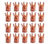 pson 20PCS King & Queen Crown Charm Beads, Rose Gold Crown Spacer Bead, Metal Connector Charm Beads with Two Holes for DIY, Jewelry Making, Crafts
