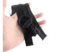 pson 2PCS 10Inch Super Large Plastic Zipper, Black Heavy Duty Zippers, Separating Zippers for Tent, DIY, Sewing, Outdoor Covers