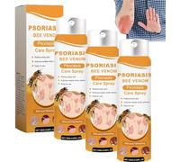 Psoriaheal Bee Venom Psoriasis Treatment Spray, Psoriasis Treatment Spray, Bee Venom Psoriasis Cream Treatment Cream for Skin Cleansing (3 Pcs)