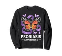 Psoriasis Awareness Butterfly Supporters Uniting for Health Sweatshirt
