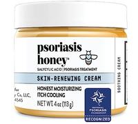 PSORIASIS HONEY Skin-Renewing Cream - Eczema & Seborrheic Dermatitis Cream - Psoriasis Treatment for Skin, Redness & Itch Relief (4oz)
