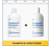 Therapeutic Psoriasis Shampoo (500ml) Salicylic Acid & Dermosoft® 1% - Treatment for Dry, Itchy & Flaky Scalp - Severe Dandruff, Dermatitis -
