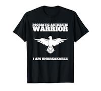 Psoriatic Arthritis Warrior & Chronic PSA Awareness Ribbon T-Shirt