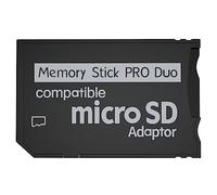 PSP Memory Stick Adapter: Micro SD to PSP Memory Stick PRO Duo MagicGate Card for Playstation Portable, Camera, Handycam
