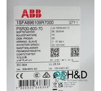PSR30-600-70 1SFA896109R7000 ABB Soft Starter New and Sealed