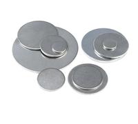 PSRONYAOG 1-10PCS Stainless Steel Round Sheet, Circular Plate Disc Round Spacer Disk Sheet Dia 7mm -90mm Thick 1.8mm(8mm (10Pcs))