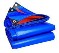 PSRONYAOG Canvas Tarp PE Plastic Tarpaulin 1.5x10m, Heavy Duty Waterproof Tarp, Outdoors Tarps Truck Tarp, Water Resistant Tear-Resistant UV Resistant Tarpaulin Cover, Ground Camping Sheet