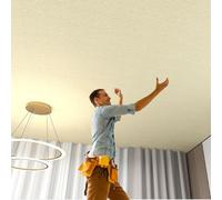 PSRONYAOG Ceiling Tiles Panels coving Lounge Self Adhesive Wallpaper for Ceiling, Length 5 10 20 30 50 M Waterproof PVC Suspended Ceiling Tiles, Easy DIY & Cut 3D Wainscoting Panel