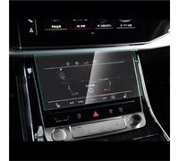 PSRRGZTM Automotive parts Compatible With A6 A7 2019 2020 2021 Tempered Glass Screen Protector Film Car Multimedia System Touch Screen Anti-scratch Film(Down screen)
