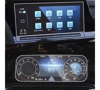 PSRRGZTM Automotive parts Compatible With VW For Golf 8 MK8 For Life For GTI R 2020 2021 9H Tempered Glass Car Navigation DVD GPS LCD Guard Protective(1 Set)
