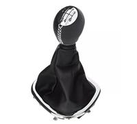 PSRRGZTM Car Gear Shift Knob Compatible With Vauxhall For Vivaro B 2014 2015 2016 2017 2018 2019 Car Manual 6 Speed Stick Gear Shift Knob With PU Boot Collar Case