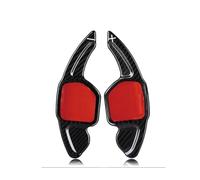 PSRRGZTM Compatible with A5 A6L 2012 2013 2014 2015 2016 for A7 2013 2014 2015 2016 for RS6 2013 Electroplate Version Car Steering Shifter Extensions Steering Wheel Paddle(Black)