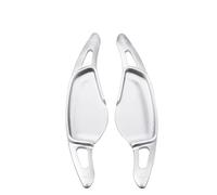PSRRGZTM Compatible with BMW for 5 Series 2018-2019 for 7 Series 2016-2022 for X3 / X4 2018-2022 2Pcs Car Steering Wheel Paddle Shift Extension Steering Wheel Paddle(Silver)