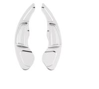 PSRRGZTM Compatible with Civic G8 8th Gen VIII FD6 2006 2007 2008 2009 2010 Car Steering Wheel Shift Paddles Shifter Extension Car Accessories Steering Wheel Paddle(Silver)