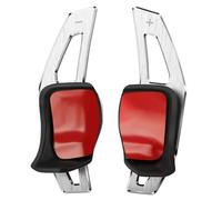 PSRRGZTM Compatible with VW for Golf 5 MK5 V for Variant Sportline for Golf 6 MK6 for R-LINE for GTI R20 2009-2014 Car Steering Wheel Paddle Shifters Extension Steering Wheel Paddle(Silver)