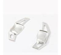PSRRGZTM Compatible with VW for Golf 6 2009-2014 for CC 2010-2018 for Sharan 2012 2013 2014 2015 2016 Car Steering Wheel Shift Paddle Shifter Extended Steering Wheel Paddle(Silver)