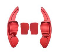 PSRRGZTM Compatible with VW for Passat B6 B7 for CC 2011 2012 2013 2014 2015 for Polo 6R for GTI 2012 2013 2Pces Car Steering Shifter Extensions Steering Wheel Paddle(Red)