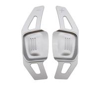 PSRRGZTM Compatible with VW for Passat for C-Trek for Tharu for Atlas 2018 2019 2020 Car Steering Wheel Paddle Shift Extension Steering Wheel Paddle(Silver)