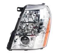 PSRRGZTM Headlight assembly Compatible With Cadillac For Escalade EXT 2007 2008 2009 2010 2011 2012 2013 Car Front Projector Headlight Daytime Running Light Signal Lamp W/o HID Bulb & Ballast(Left)