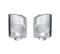 PSRRGZTM Headlight assembly Compatible With Mitsubishi For Canter V-Type 2005 2006 2007 2008 2009 2010 2011 2012 Car Front Flasher Indicator Corner Light Turn Signal Fog Light(1 pair no bulb)